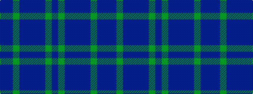idealised woven sample of pattern BBGBBBBGB