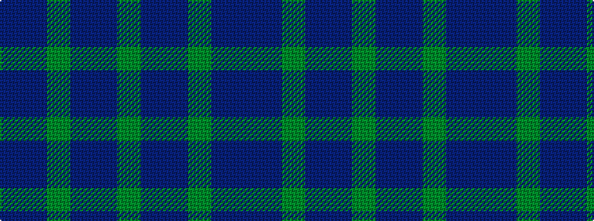 idealised woven sample of pattern BBGBBG