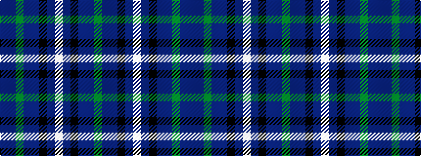 idealised woven sample of pattern BBGBBKBWBKBBG