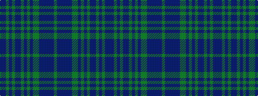 idealised woven sample of pattern BBGBGBBGBGBGGBBBBBG