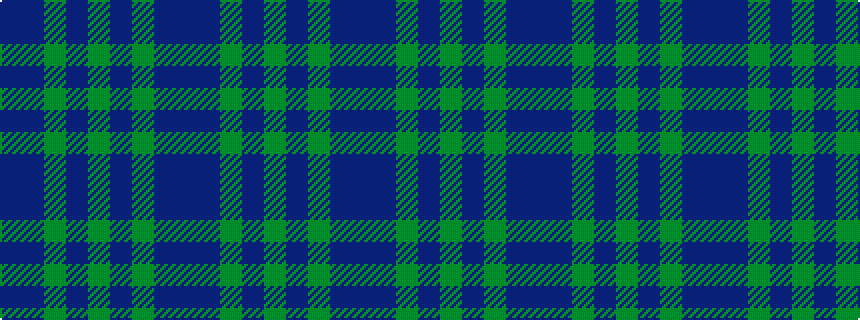 idealised woven sample of pattern BBGBGBGBB