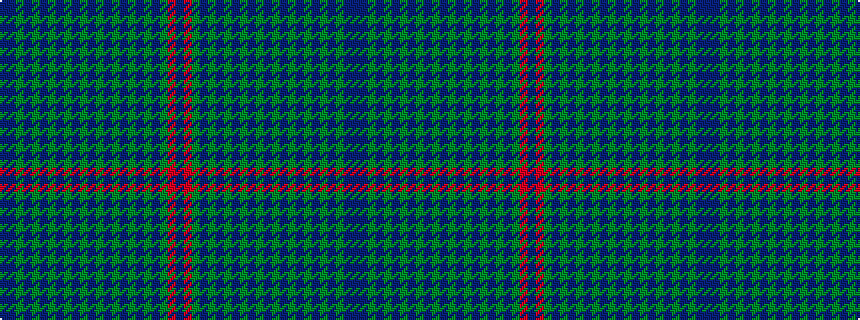 idealised woven sample of pattern BBGBGBGBGBGBGBGBGBGBGRB