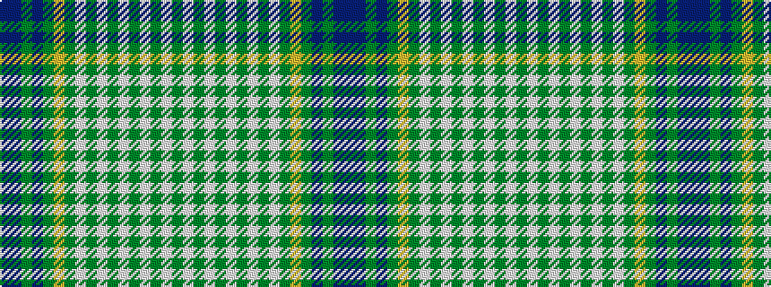 idealised woven sample of pattern BBGBGYGWGWGWGWGWG
