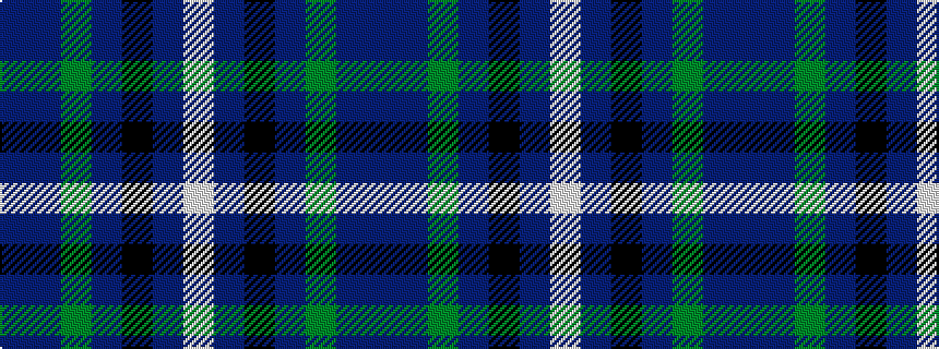 idealised woven sample of pattern BBGBKBW