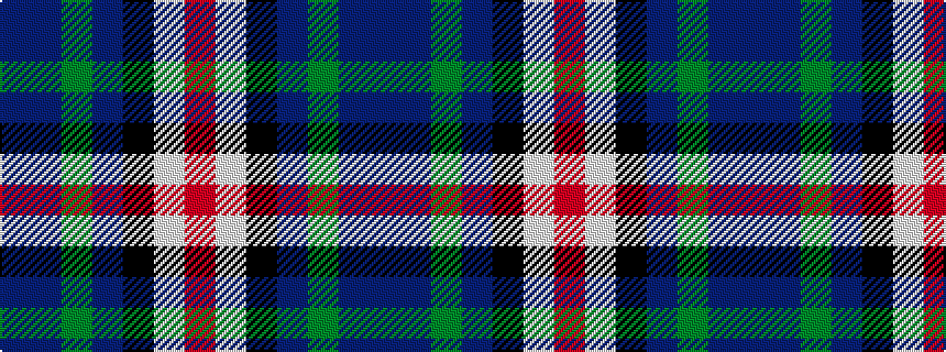 idealised woven sample of pattern BBGBKWR