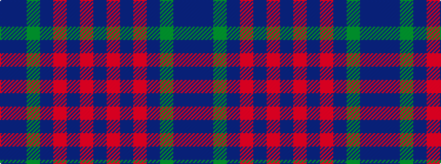idealised woven sample of pattern BBGBRBRB