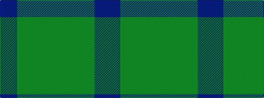 idealised woven sample of pattern BBGGGGG