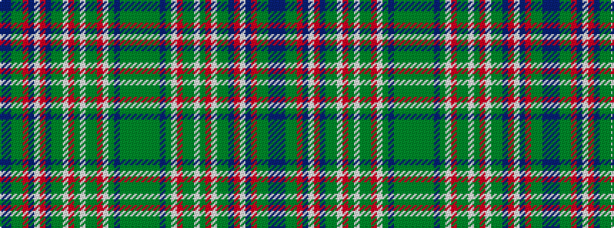 idealised woven sample of pattern BBGGRBWRBGGWRGWGGRWGBGGGG