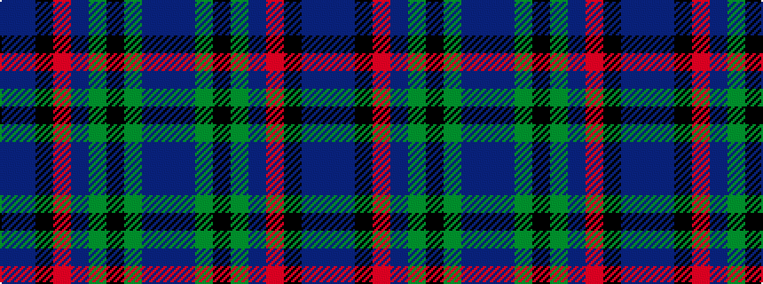 idealised woven sample of pattern BBGKGBRKBB