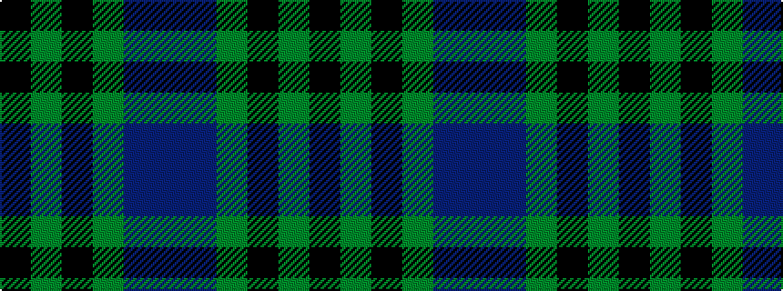 idealised woven sample of pattern BBGKGK