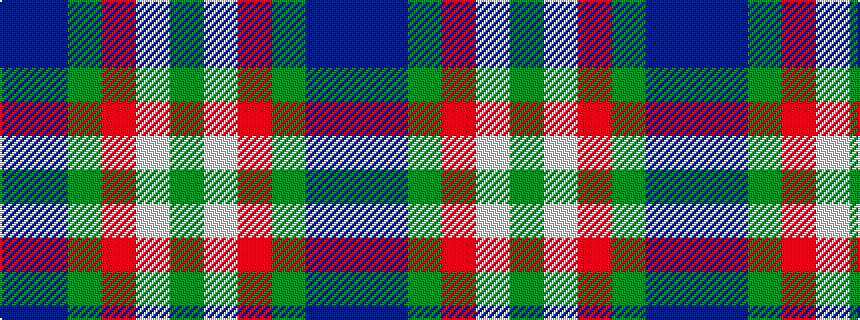 idealised woven sample of pattern BBGRWG