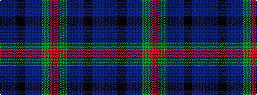 idealised woven sample of pattern BBKBBGR