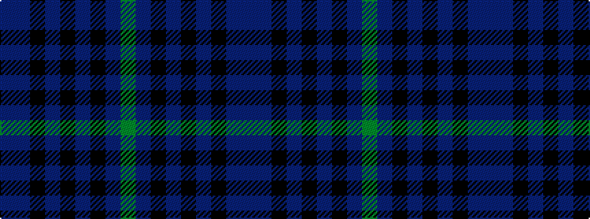 idealised woven sample of pattern BBKBKBKBG