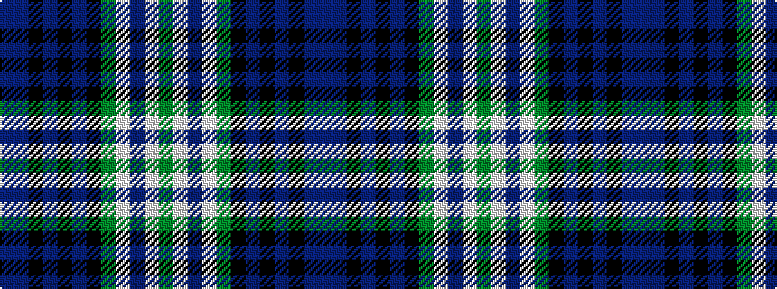idealised woven sample of pattern BBKBKBKGWBWG