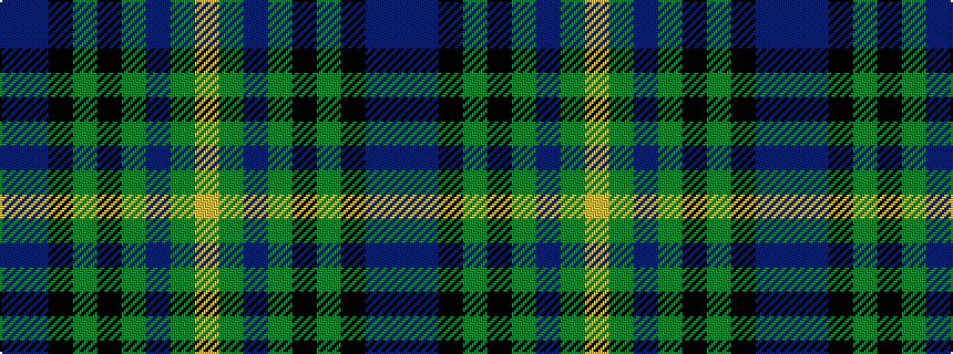 idealised woven sample of pattern BBKGKGBGY