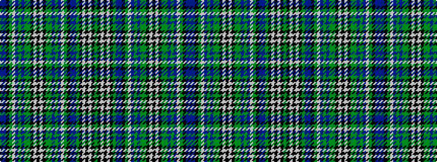 idealised woven sample of pattern BBKGWBGBGGKWKWKGGBGBWGKBBGKWKWKG