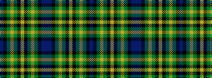idealised woven sample of pattern BBKGYGKYKGYGKB