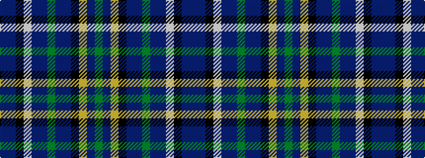 idealised woven sample of pattern BBKWBBGBBKYBG