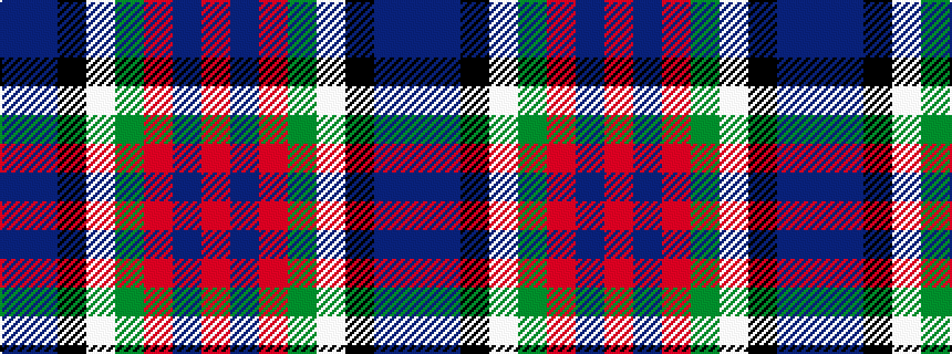 idealised woven sample of pattern BBKWGRBR