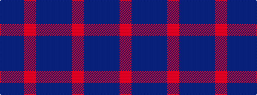 idealised woven sample of pattern BBRBB
