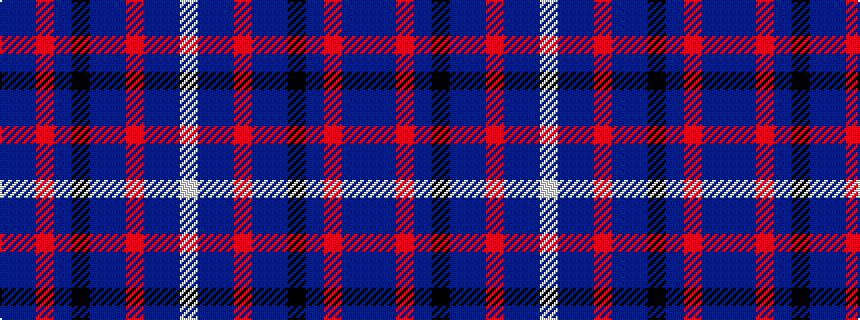 idealised woven sample of pattern BBRBKBBRBBW