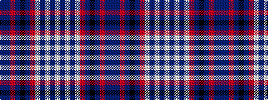 idealised woven sample of pattern BBRBKBRWBWBW