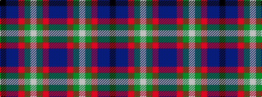 idealised woven sample of pattern BBRGWGRBBK