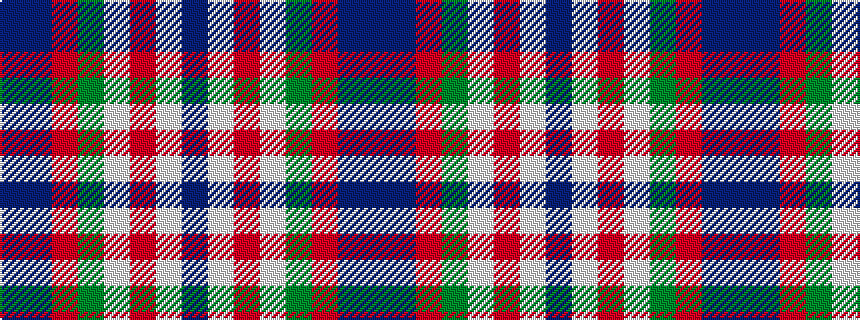 idealised woven sample of pattern BBRGWRWB