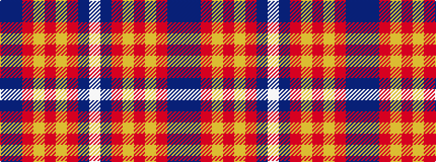 idealised woven sample of pattern BBRYRYRBW