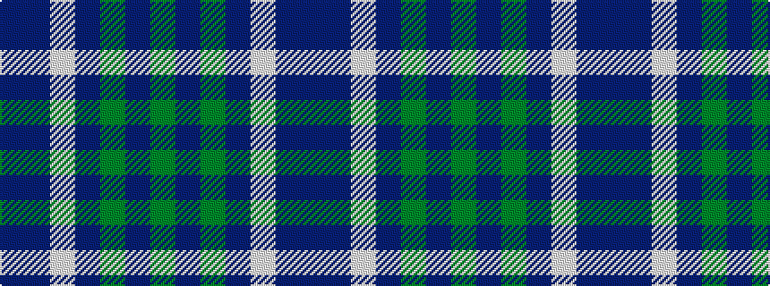 idealised woven sample of pattern BBWBGBG