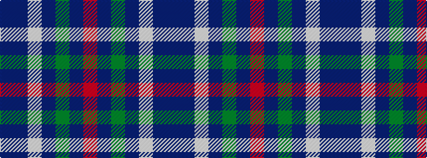 idealised woven sample of pattern BBWBGBR