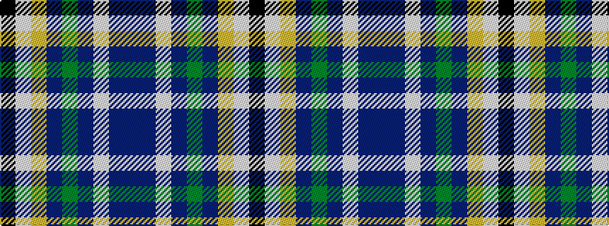 idealised woven sample of pattern BBWBGBYWK