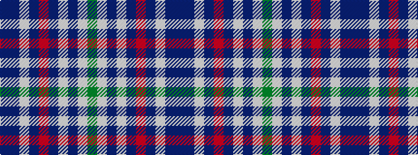 idealised woven sample of pattern BBWBRBWBWG