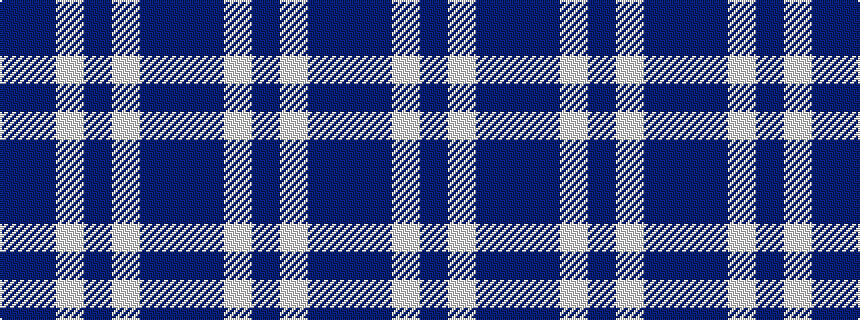 idealised woven sample of pattern BBWBWBB