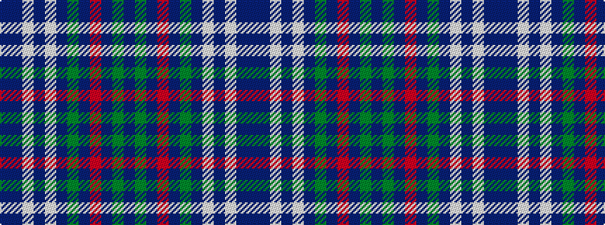 idealised woven sample of pattern BBWBWBGBRBGB