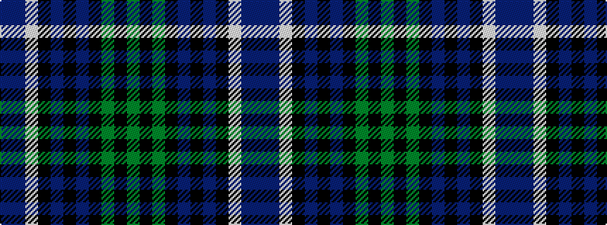 idealised woven sample of pattern BBWKBKBKGKG