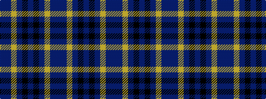 idealised woven sample of pattern BBYBKBKBYBB