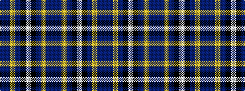idealised woven sample of pattern BBYBKWKBYBB