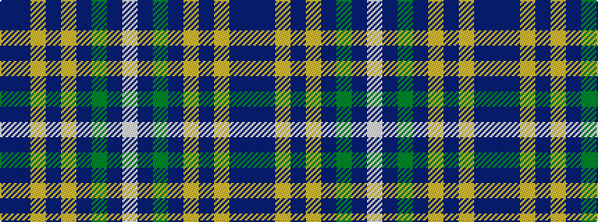 idealised woven sample of pattern BBYBYBGBW
