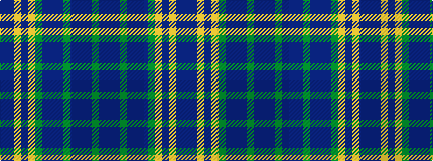idealised woven sample of pattern BBYBYGBBBGBBBG