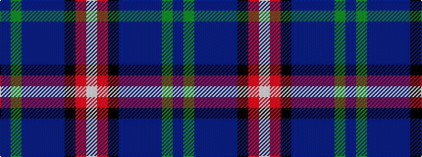 idealised woven sample of pattern BGBBBBKRW