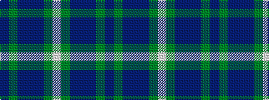 idealised woven sample of pattern BGBBBGW