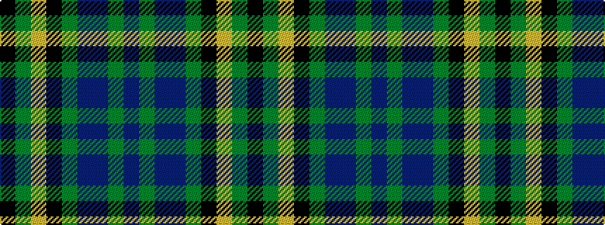 idealised woven sample of pattern BGBBGKYGK