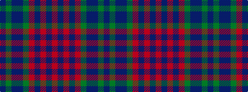idealised woven sample of pattern BGBBGRBRBR