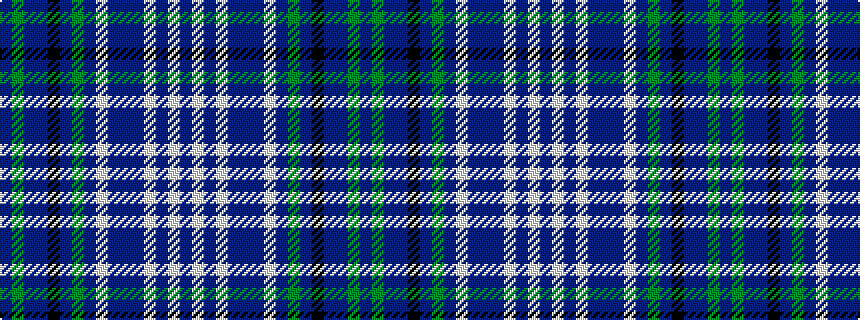 idealised woven sample of pattern BGBBKBGBWBBBWBWB