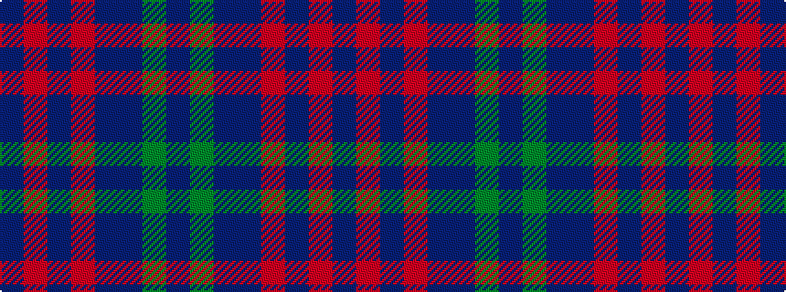 idealised woven sample of pattern BGBBRBRB