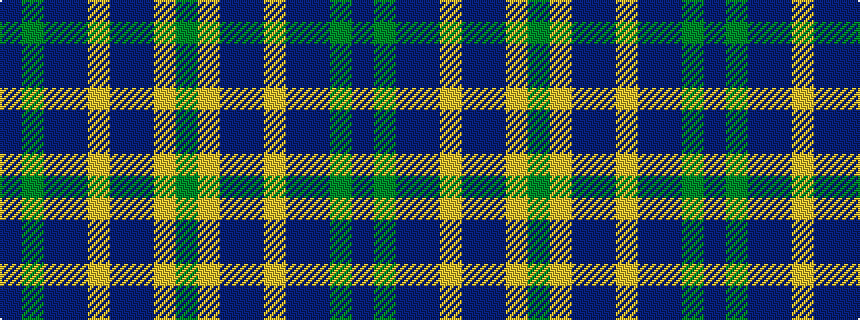 idealised woven sample of pattern BGBBYBBYG