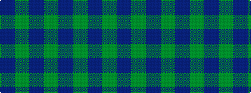 idealised woven sample of pattern BGBG