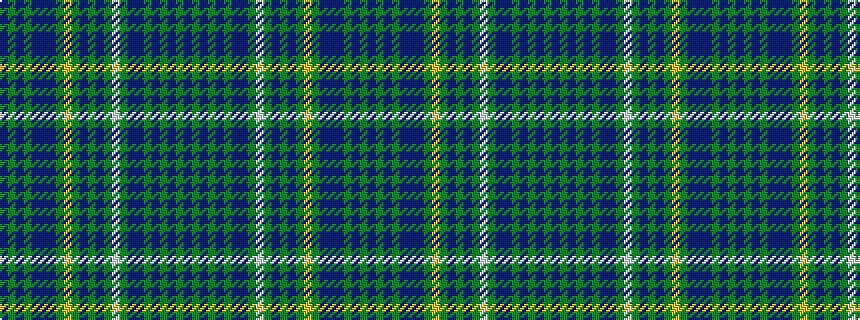 idealised woven sample of pattern BGBGBBBGYGBGBGWGBBGBGBGB
