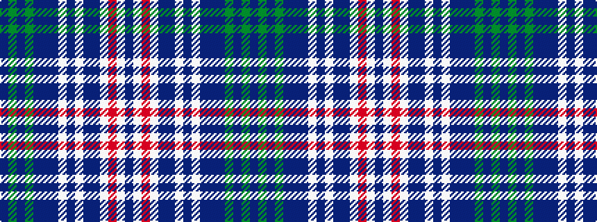 idealised woven sample of pattern BGBGBBBWBWBBWRWB
